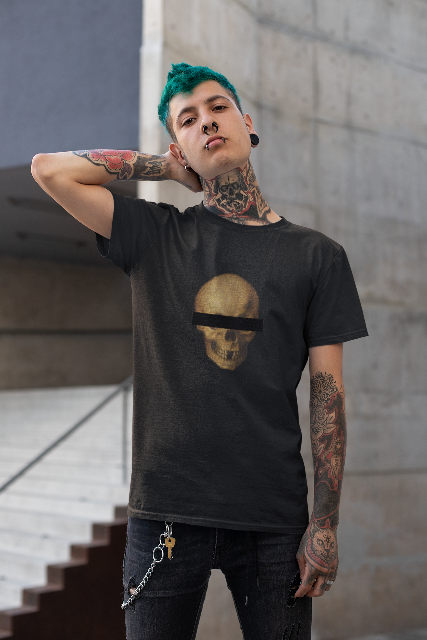 Anonymous Skull T-Shirt - Earth