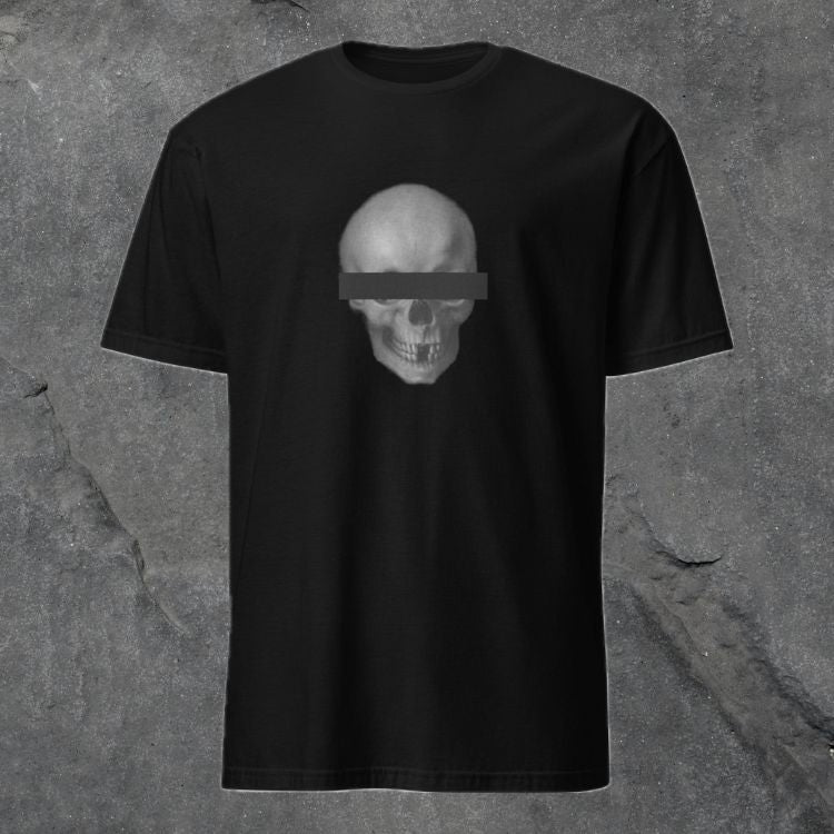 Anonymous Skull T-Shirt - Gray