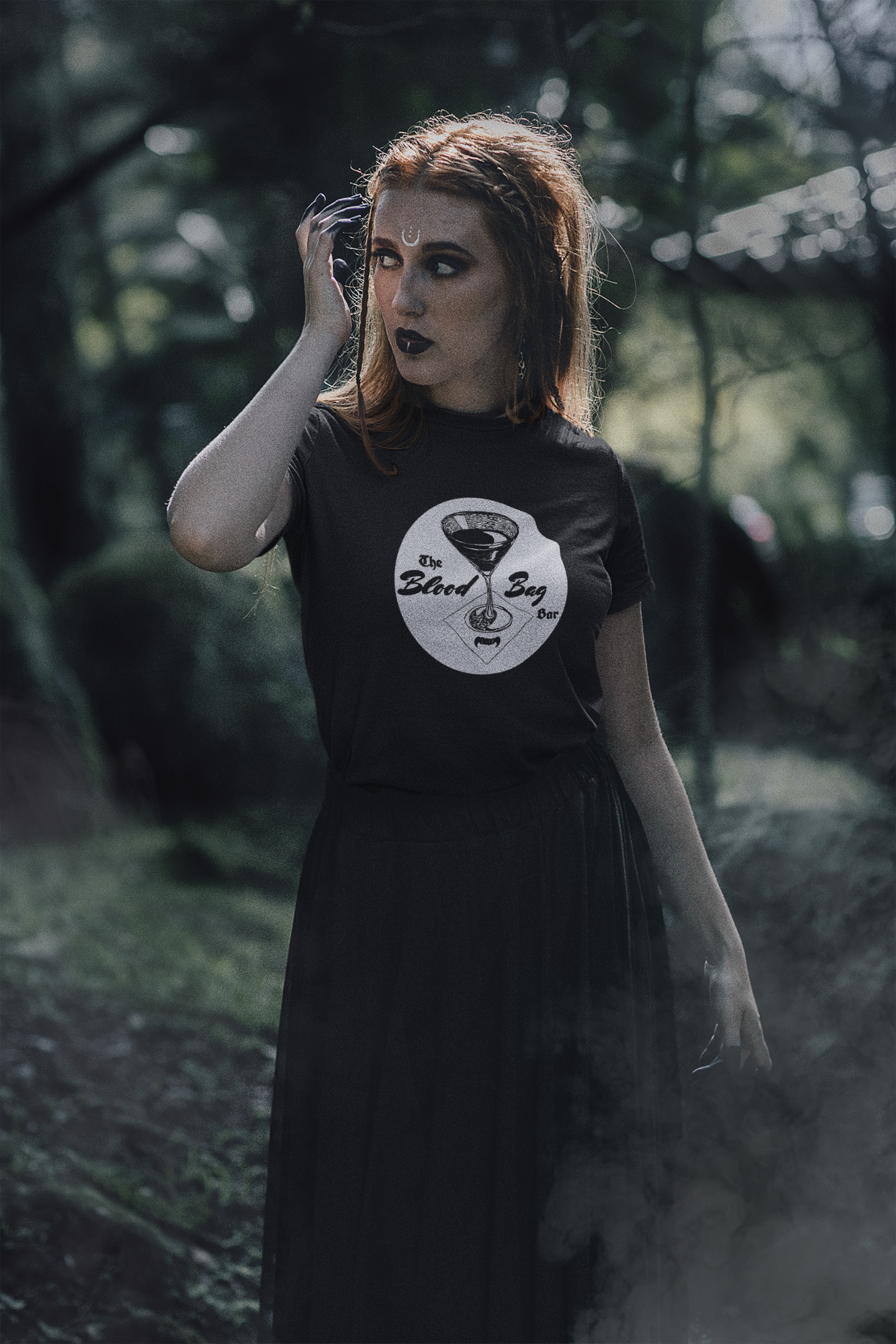 Blood Bag Bar T-Shirt - Black & White