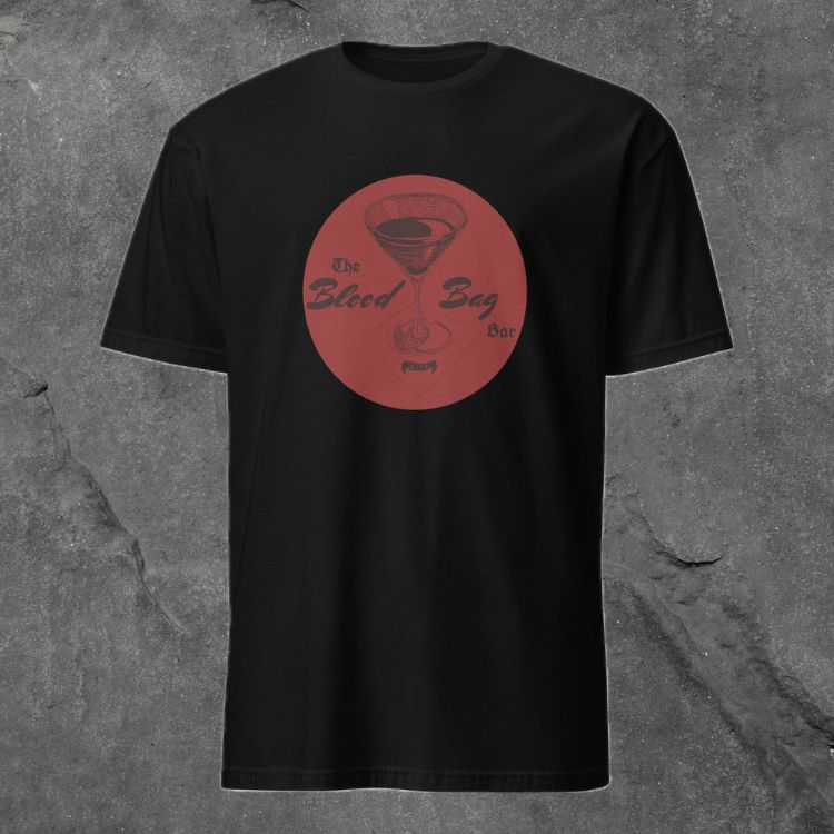 Blood Bag Bar T-Shirt - Blood Red
