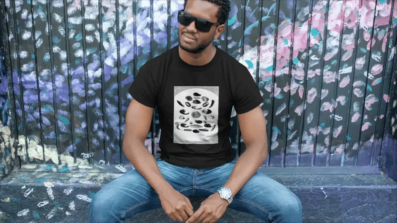 Bones of the Surf T-Shirt - Black & White