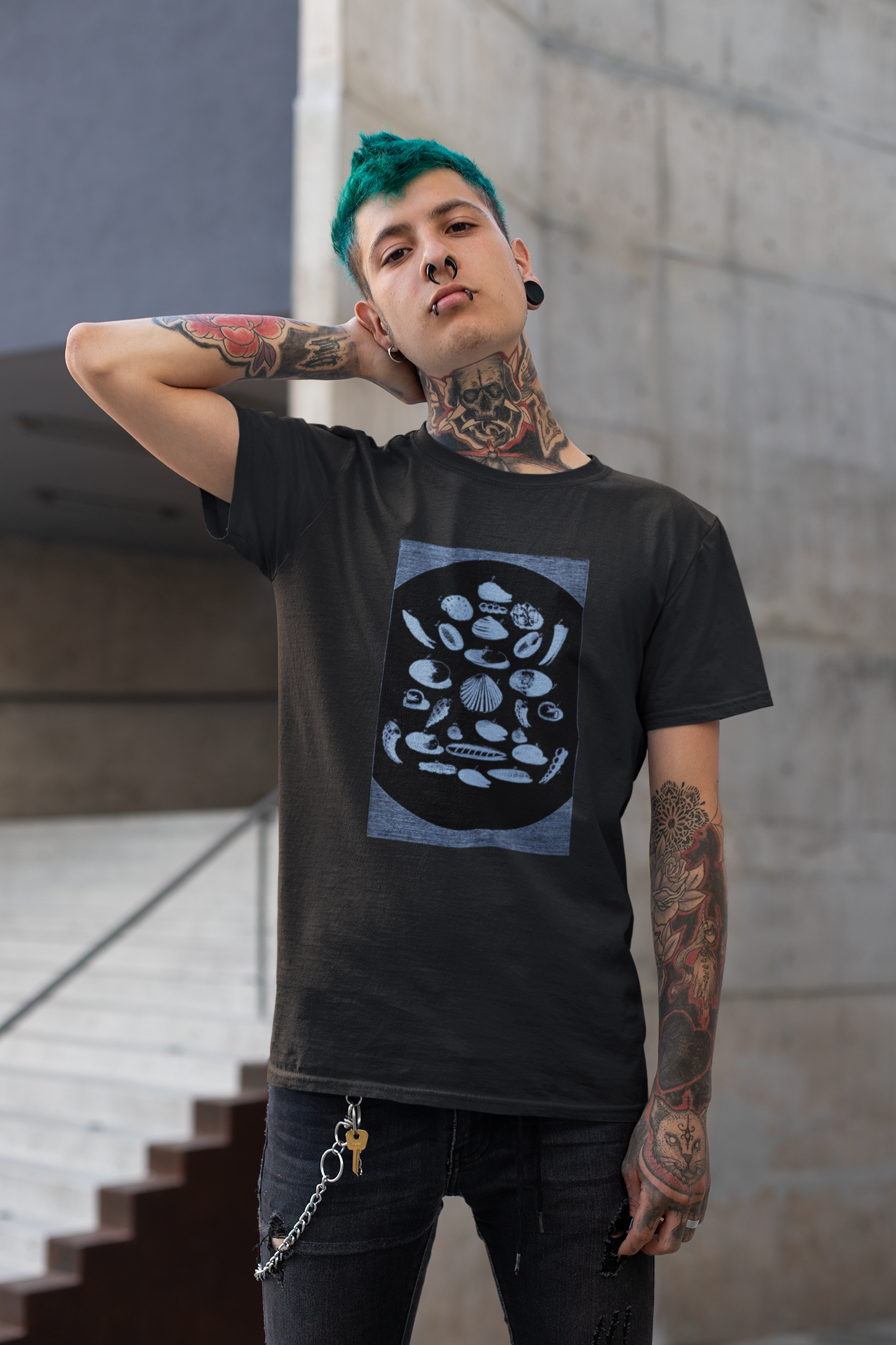 Bones of the Surf T-Shirt - Cobalt Blue