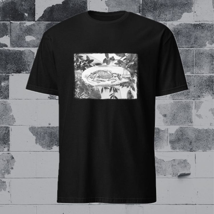 Courage Wolf Bones T-Shirt - Birch Bark White