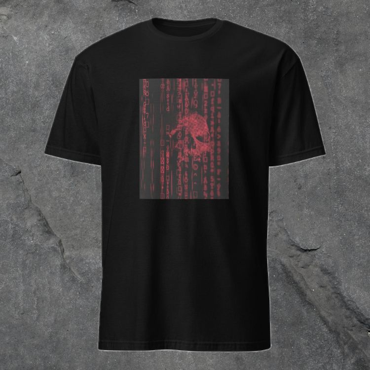 Ghost in the Machine Skull T-Shirt - Red