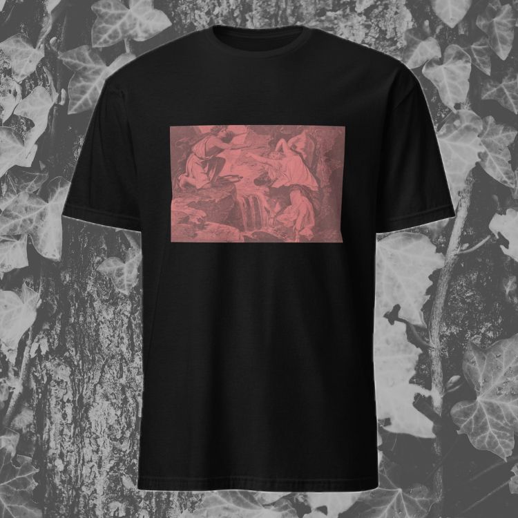 Orpheus & Eurydice T-Shirt - Wine Red