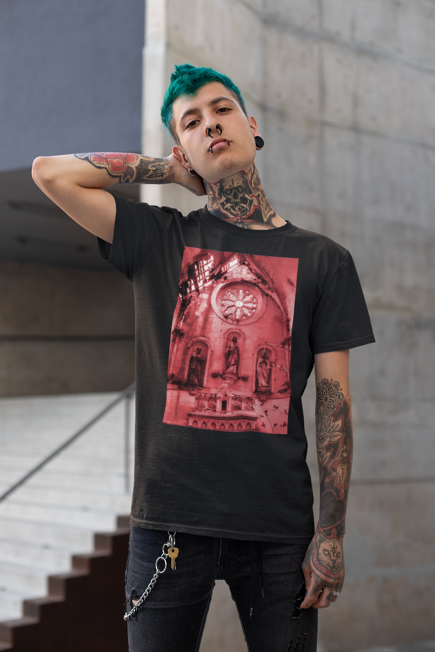Ruin T-Shirt - Crimson