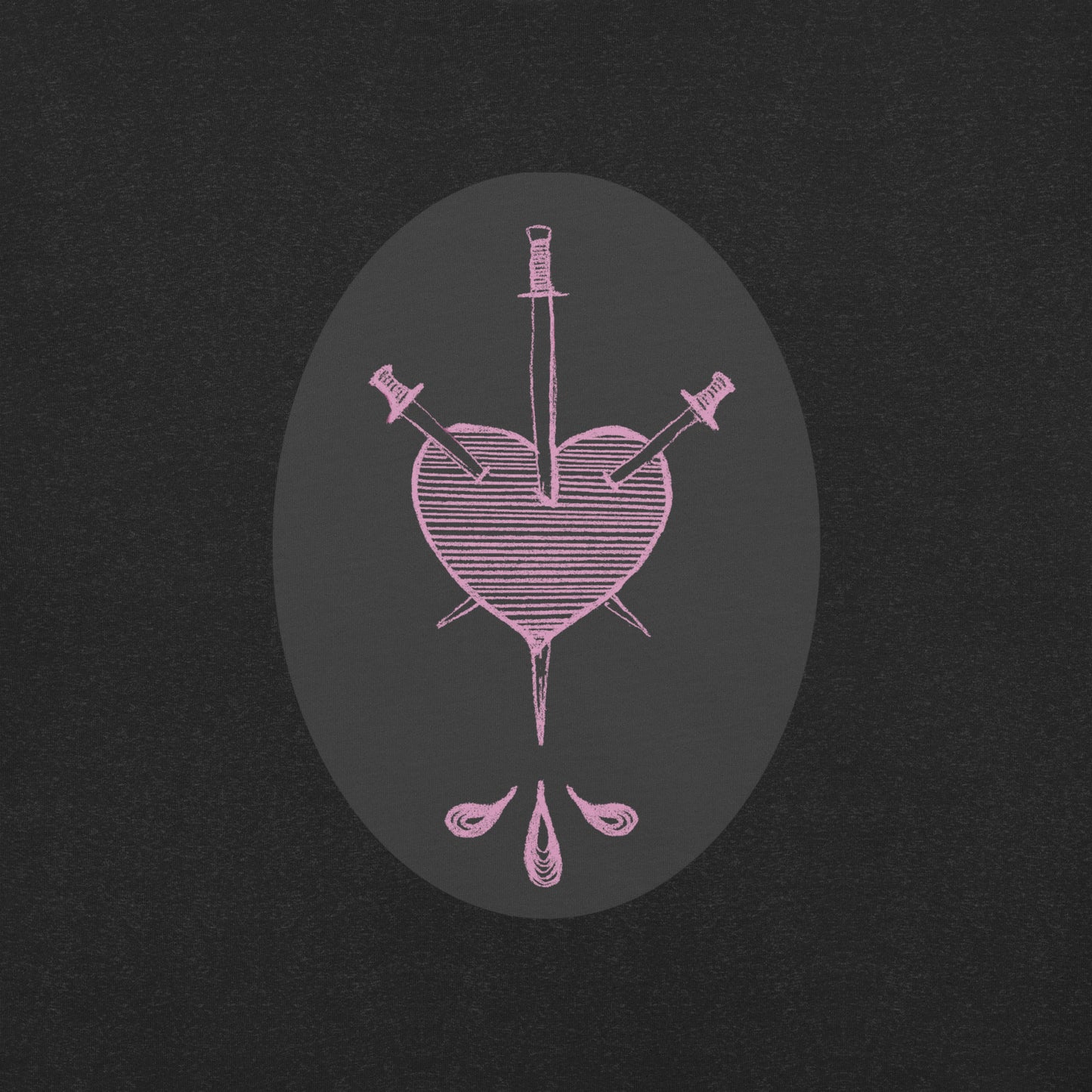 Three of Swords T-Shirt - Pink