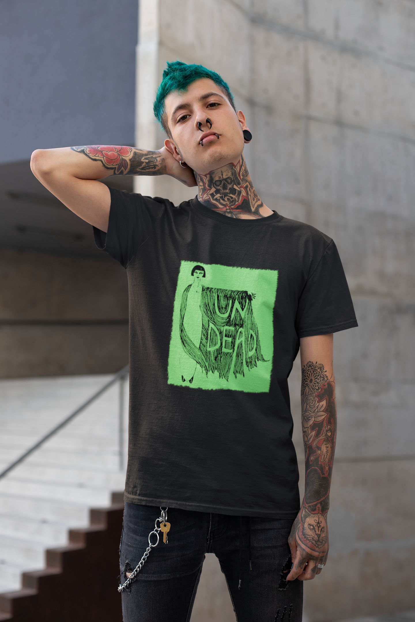 Undead T-Shirt - Acid Green