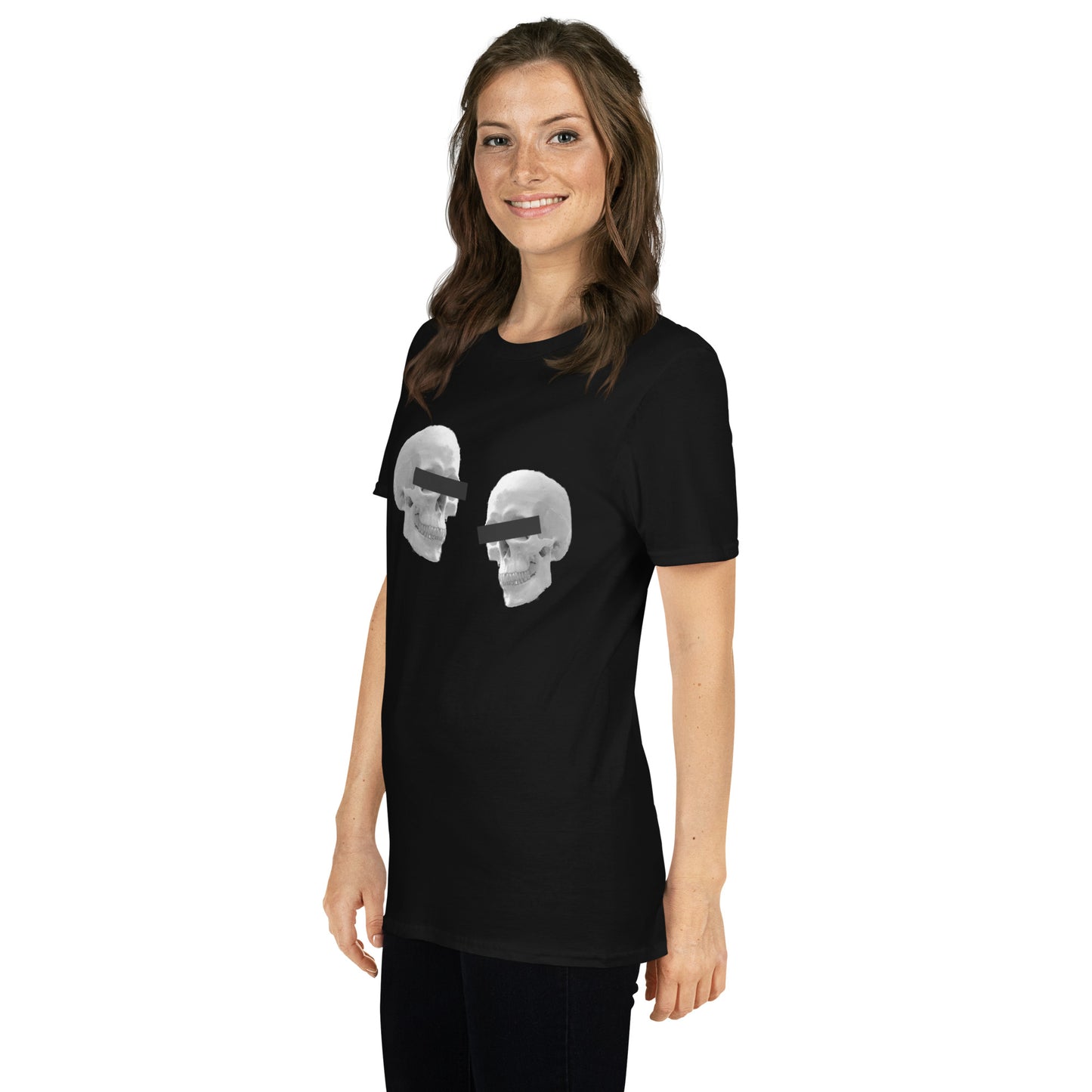 Doppelgangers Gray Skull Unisex Tee