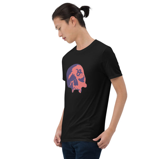 Serpent's Curse Navy & Red Skull Unisex Tee