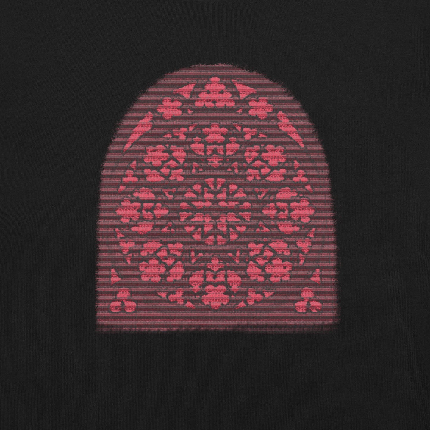 Ghost Window T-Shirt - Crimson