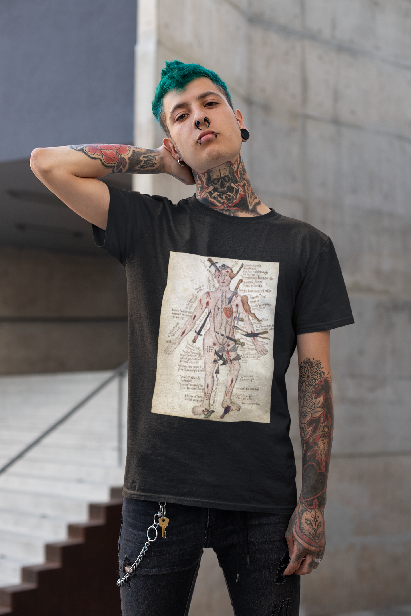 Wound Man T-Shirt - Full Color