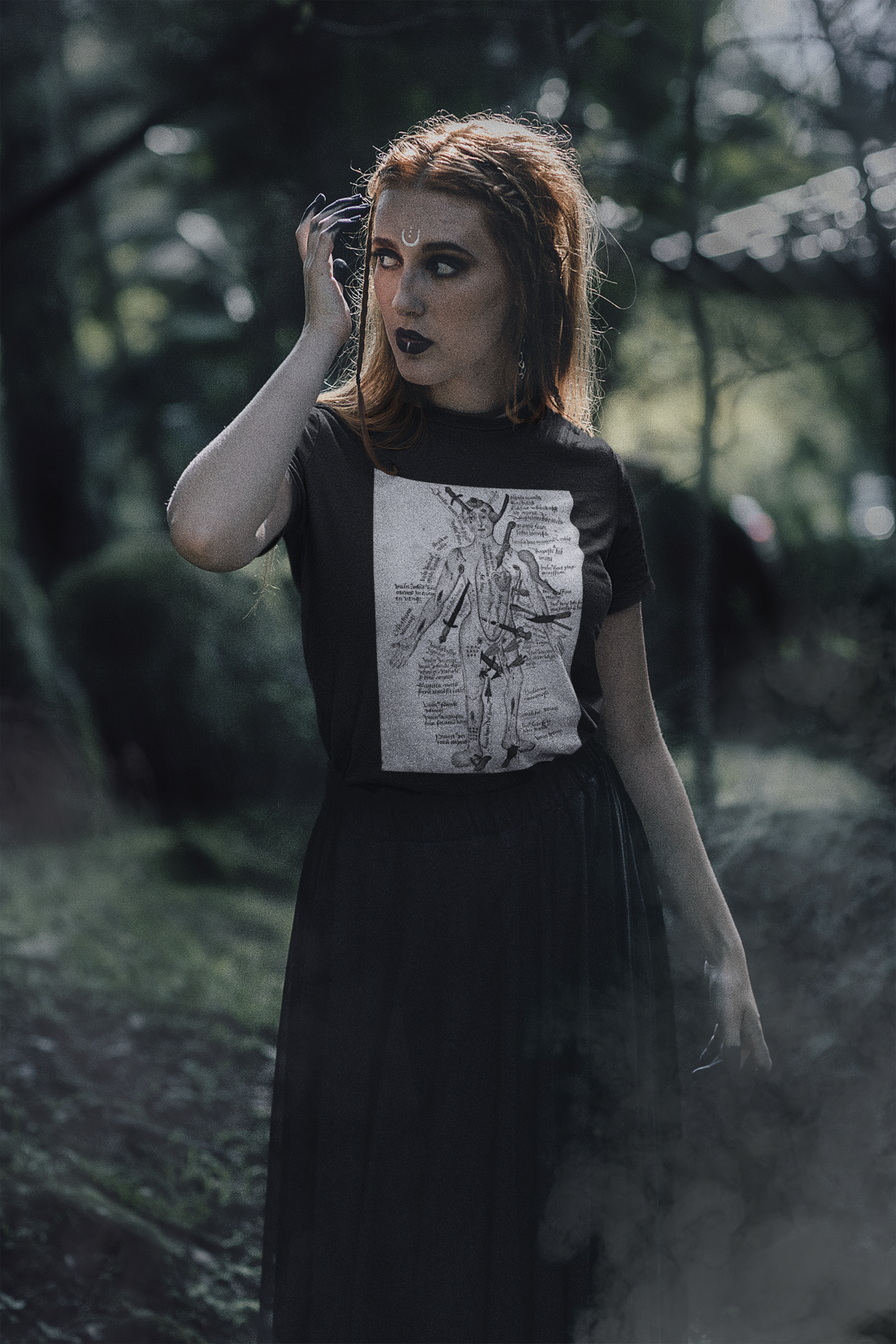 Wound Man T-Shirt - Grayscale