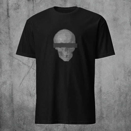 Anonymous Skull T-Shirt - Black & White