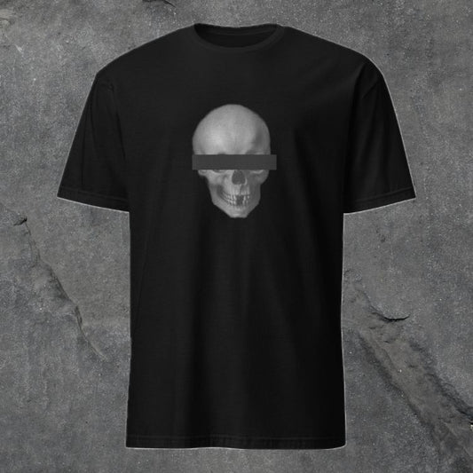 Anonymous Skull T-Shirt - Gray