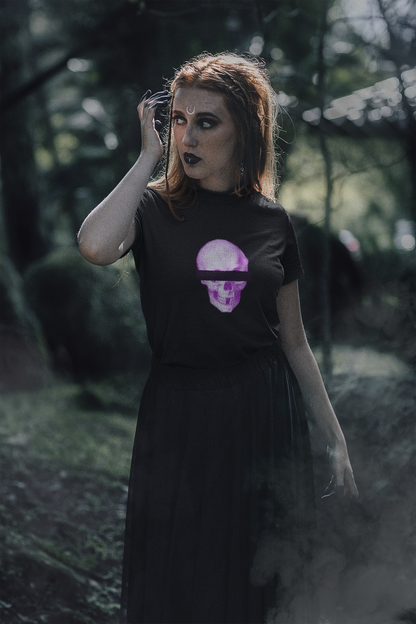 Anonymous Skull T-Shirt - Pink