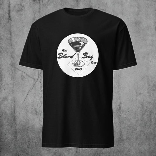 Blood Bag Bar T-Shirt - Black & White