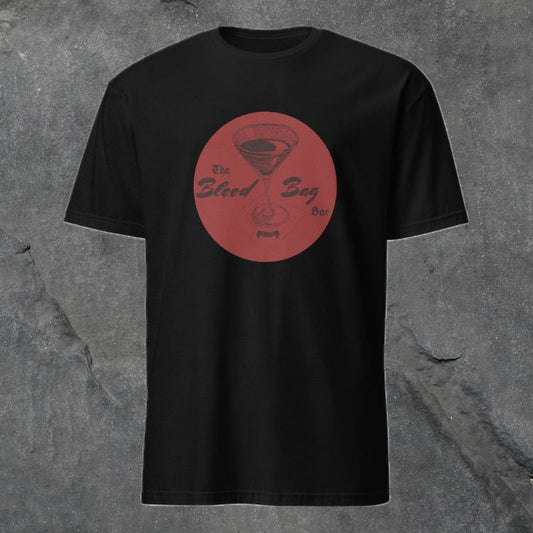 Blood Bag Bar T-Shirt - Blood Red