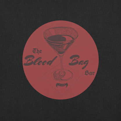 Blood Bag Bar T-Shirt - Blood Red
