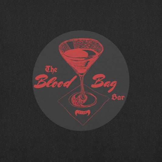 Blood Bag Bar T-Shirt - Black Cherry