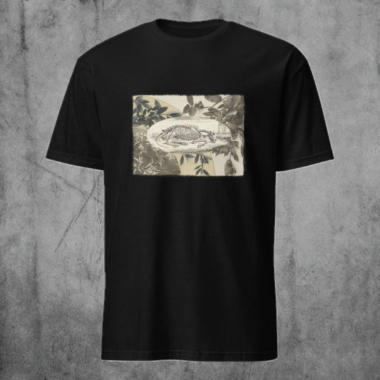 Courage Wolf Bones T-Shirt - Beige