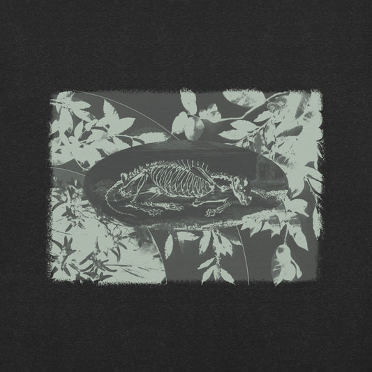 Courage Wolf Bones T-Shirt - Moss Green