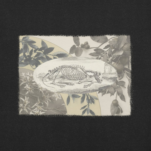 Courage Wolf Bones T-Shirt - Beige