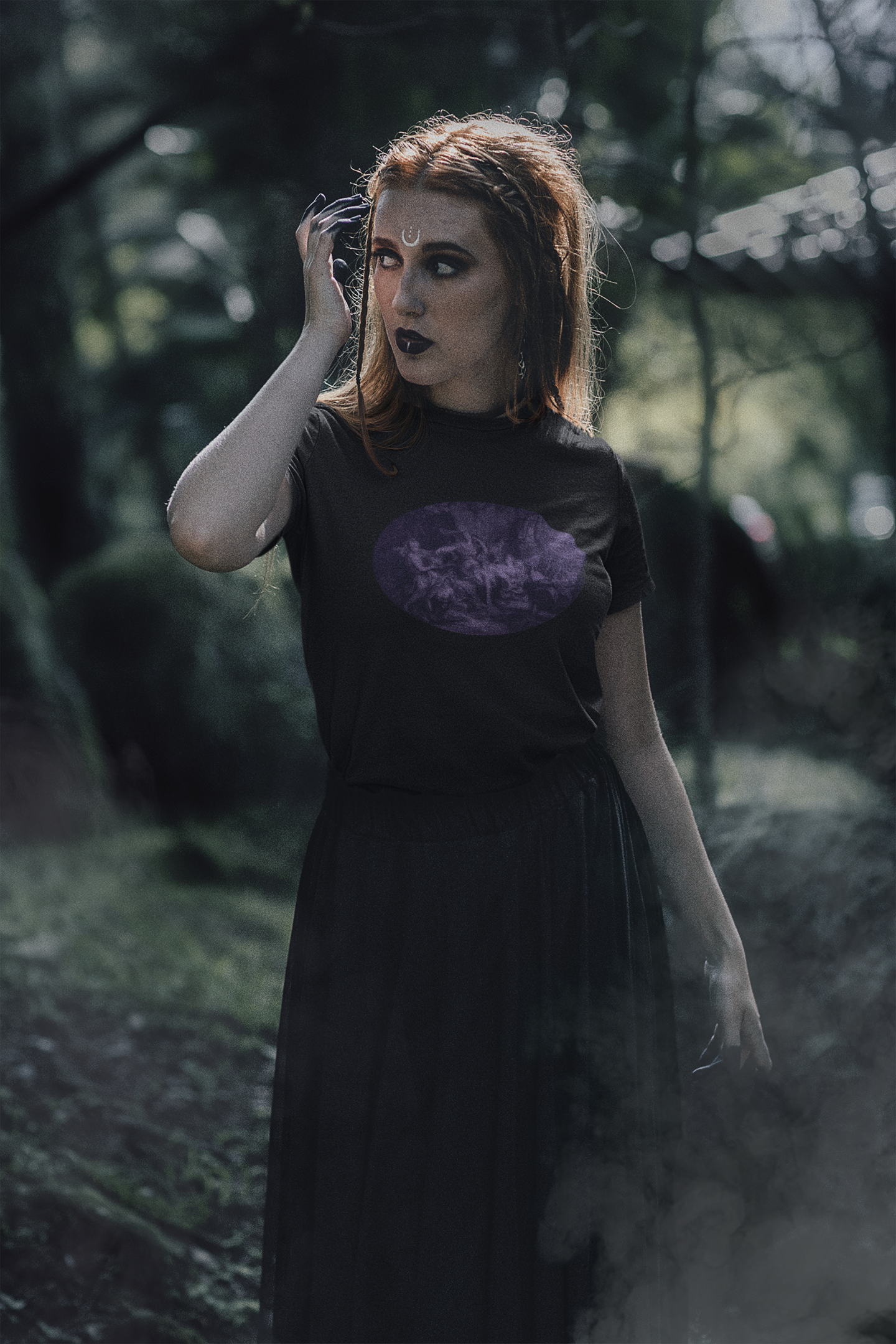 Diana and Her Maidens T-Shirt - Soft Purple