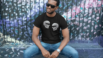 Doppelgangers Skull T-Shirt - Gray