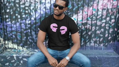 Doppelgangers Skull T-Shirt - Pink