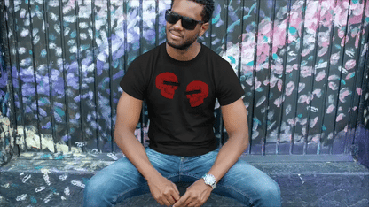Doppelgangers Skull T-Shirt - Red