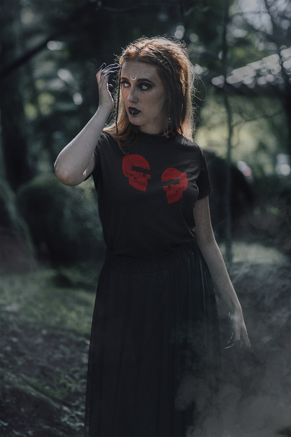 Doppelgangers Skull T-Shirt - Red