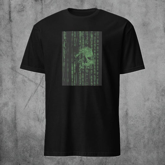 Ghost in the Machine Skull T-Shirt - Electric Green