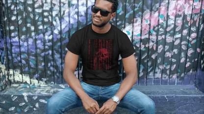 Ghost in the Machine Skull T-Shirt - Red