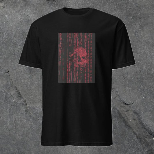 Ghost in the Machine Skull T-Shirt - Red