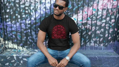 Ghost Window T-Shirt - Crimson