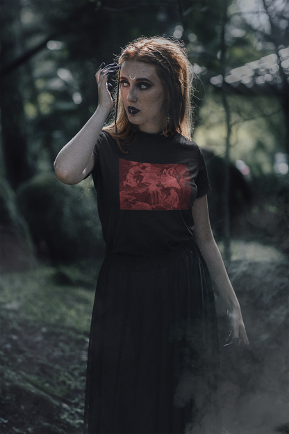 Orpheus & Eurydice T-Shirt - Wine Red