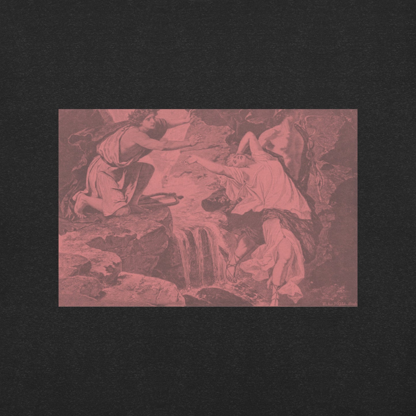 Orpheus & Eurydice T-Shirt - Wine Red