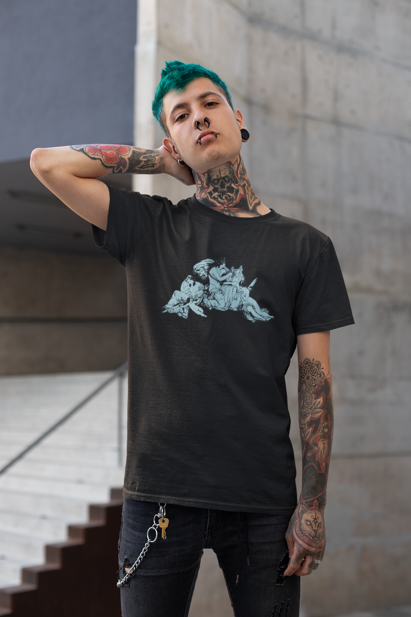 Prometheus T-Shirt - Light Blue