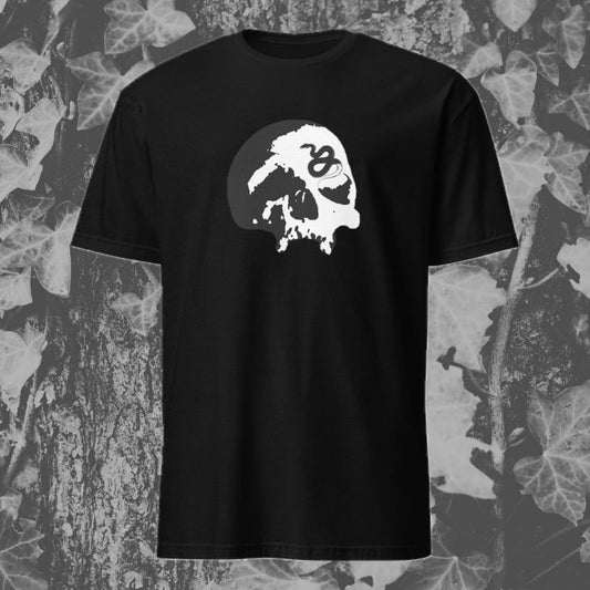 Serpent’s Curse Skull T-Shirt - Black & White