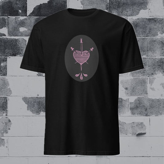 Three of Swords T-Shirt - Pink