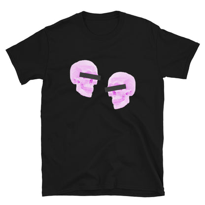 Doppelgangers Pink Skull Unisex Tee