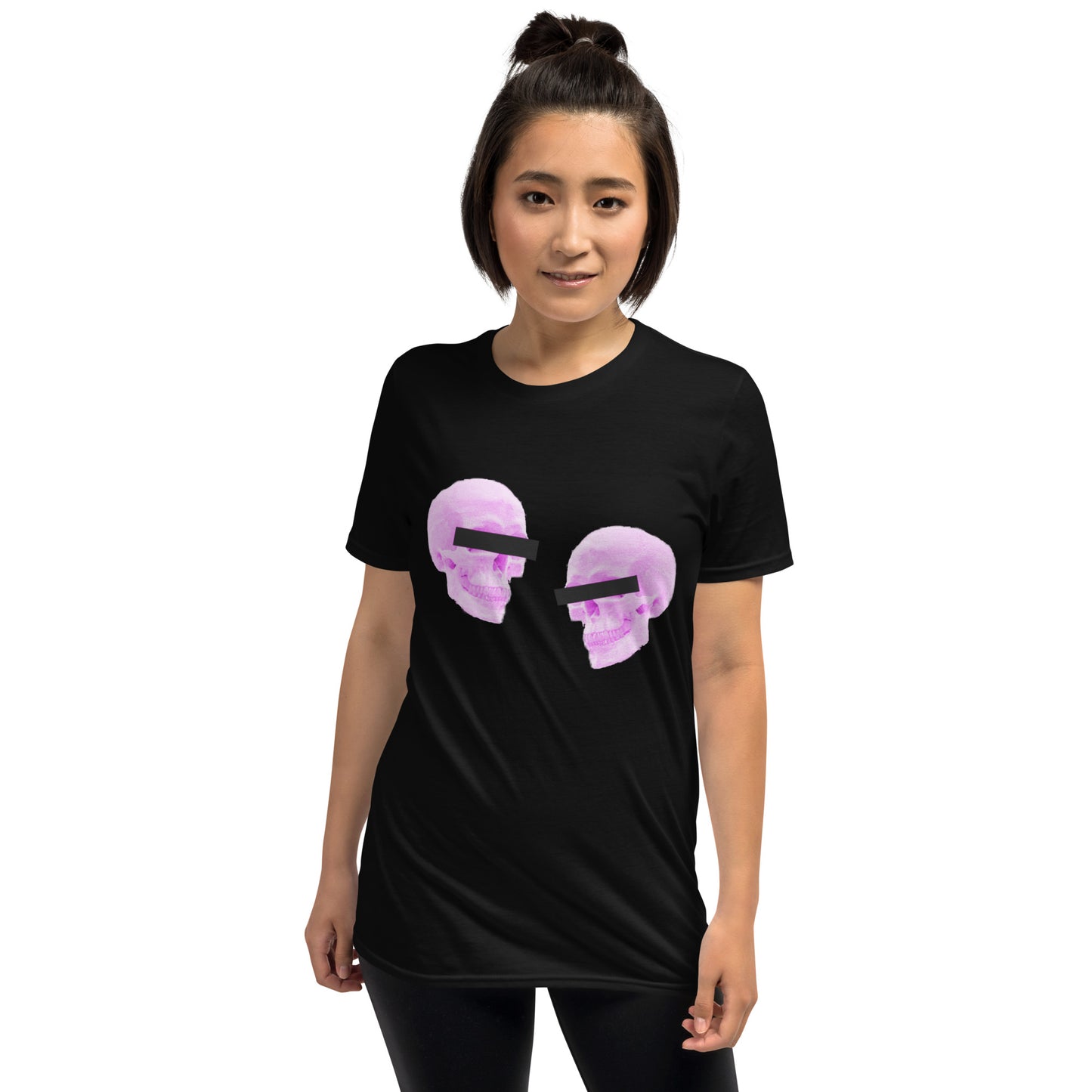 Doppelgangers Pink Skull Unisex Tee