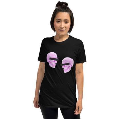 Doppelgangers Pink Skull Unisex Tee