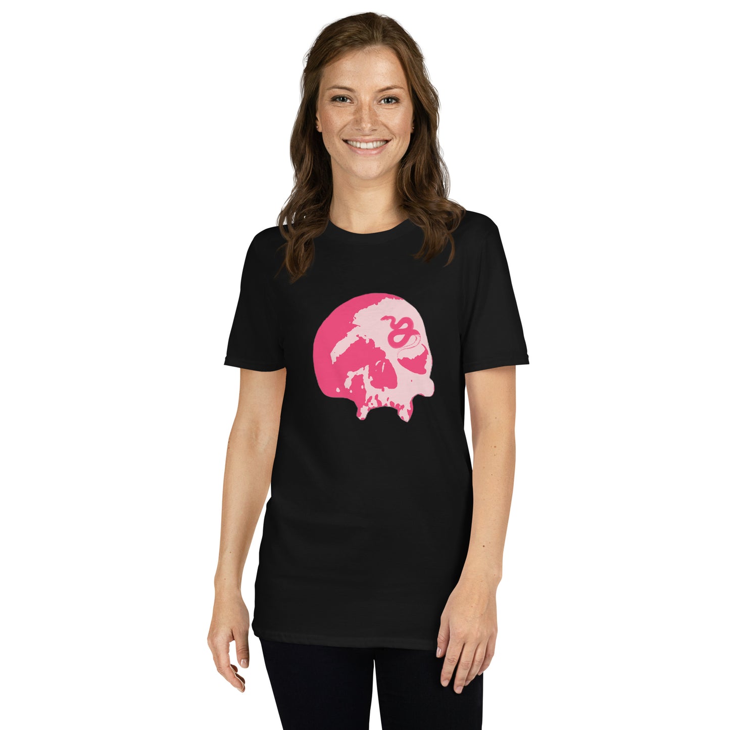 Serpent's Curse Hot Pink Skull Unisex Tee