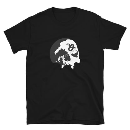 Serpent's Curse Black & White Skull Unisex Tee
