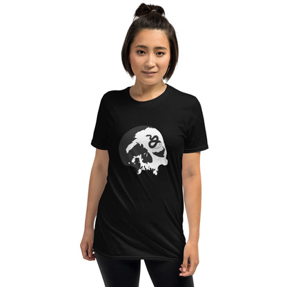 Serpent's Curse Black & White Skull Unisex Tee