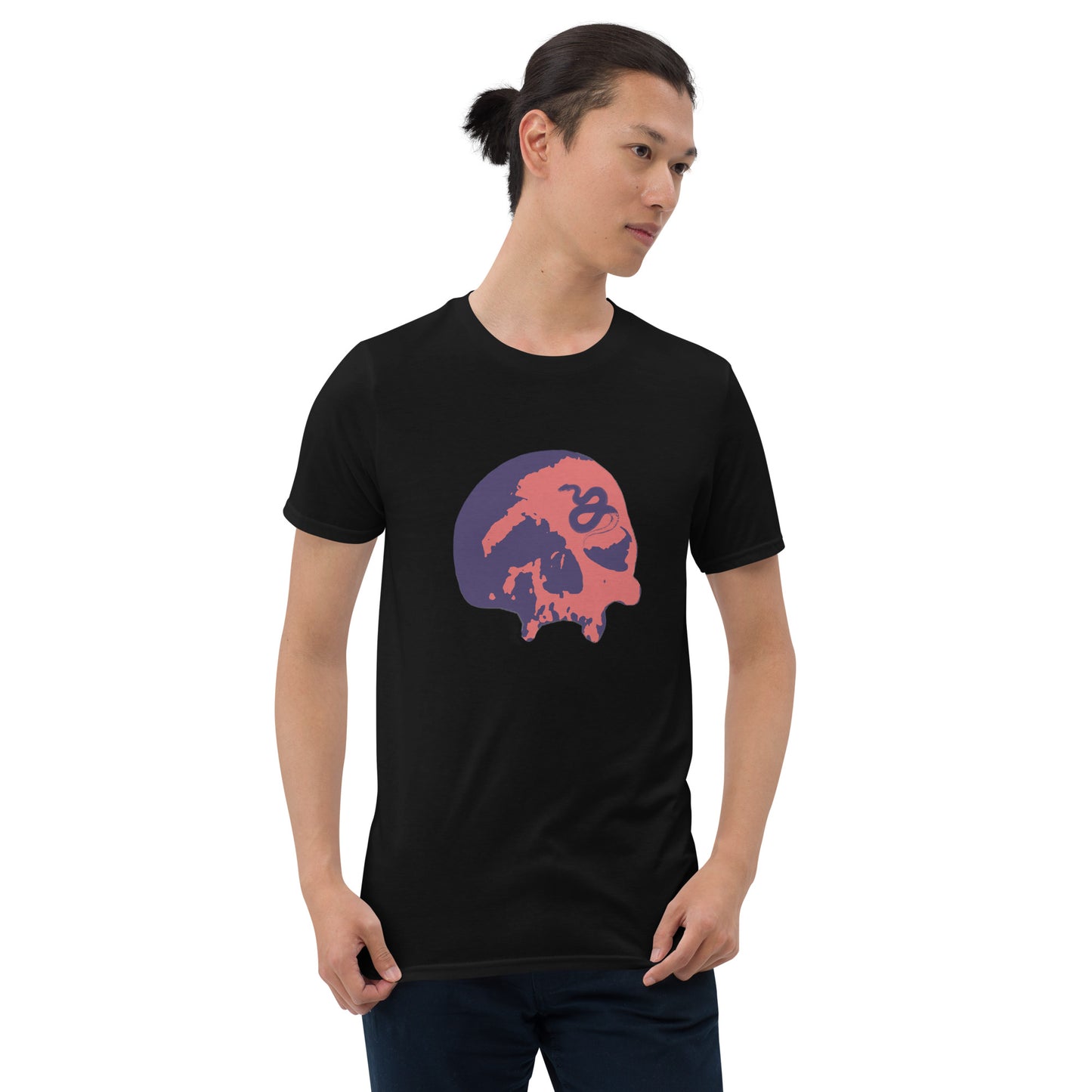 Serpent's Curse Navy & Red Skull Unisex Tee