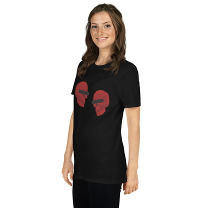Doppelgangers Red Skull Unisex Tee