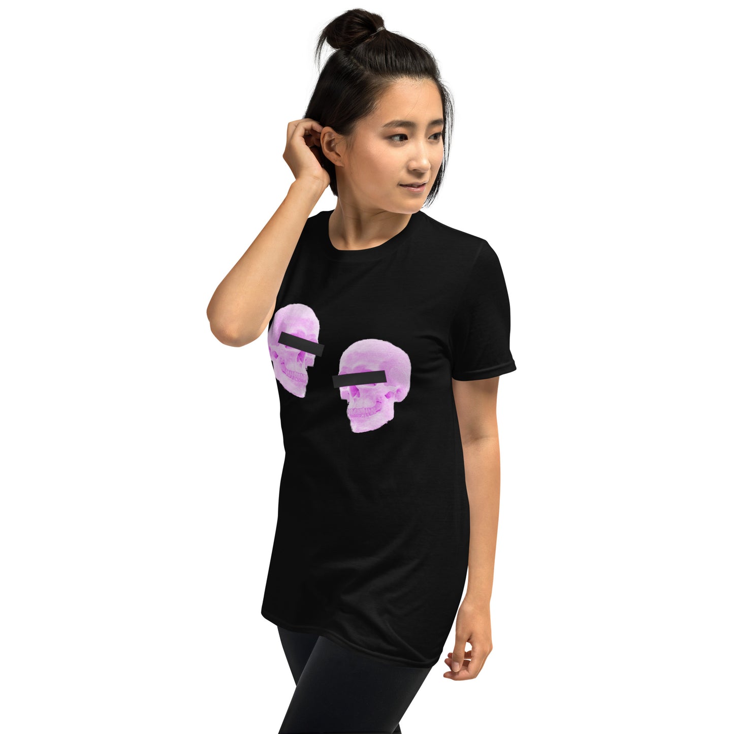 Doppelgangers Pink Skull Unisex Tee